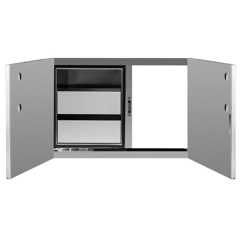 Summerset 36-Inch 2-Drawer Dry Storage Pantry & Door Combo | GW STORE