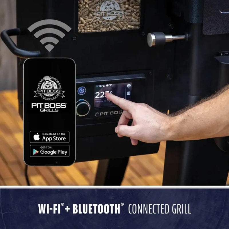 Pit Boss Navigator 1600 Series WiFi & Bluetooth Freestanding Wood Pellet Grill & Smoker | GW STORE