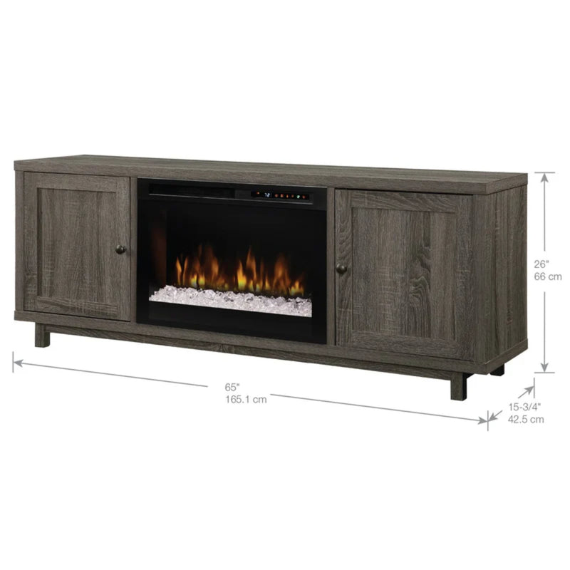 Dimplex Jesse 65 Inch Electric Fireplace and Media Console | GW STORE