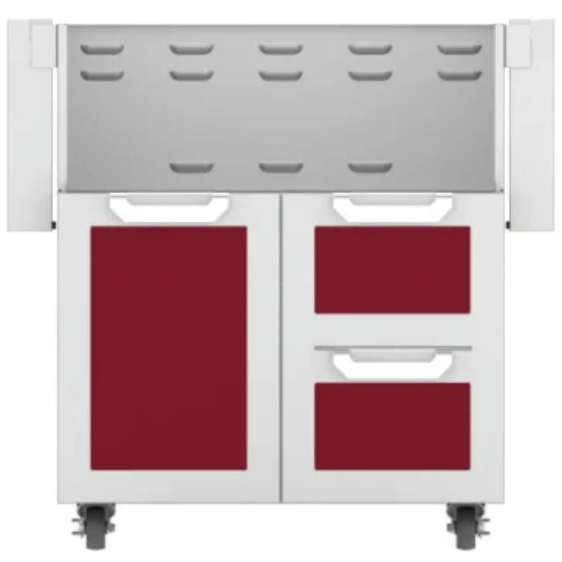 Hestan GCR30 30-Inch Grill Cart with Double Drawer and Door – Stainless Steel | GW STORE