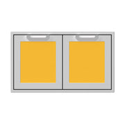 Hestan 36" Double Storage Doors Recessed Marquise Accented Panels | GW STORE