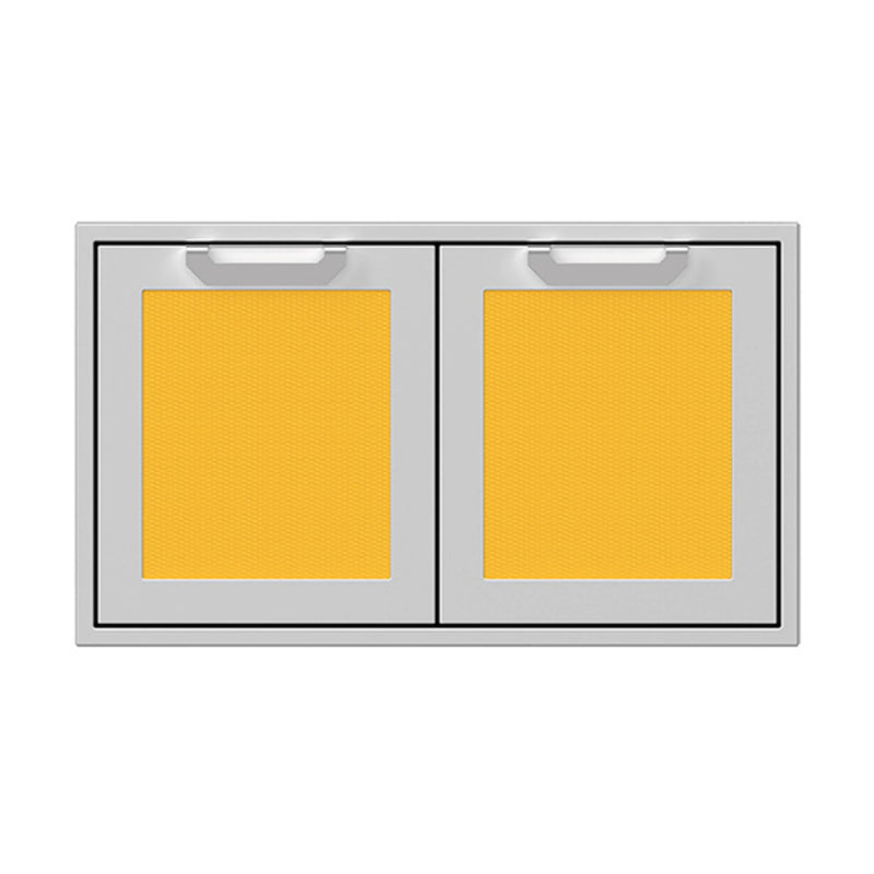 Hestan 36" Double Storage Doors Recessed Marquise Accented Panels | GW STORE
