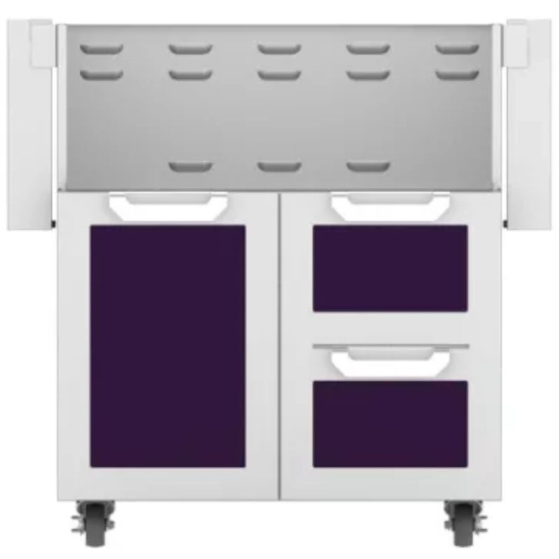 Hestan GCR30 30-Inch Grill Cart with Double Drawer and Door – Stainless Steel | GW STORE