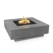 The Outdoor Plus Natural Gas Metal Powder Coat Cabo Square Fire Pit | GW STORE