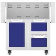 Hestan GCR30 30-Inch Grill Cart with Double Drawer and Door – Stainless Steel | GW STORE