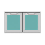 Hestan 36" Double Storage Doors Recessed Marquise Accented Panels | GW STORE