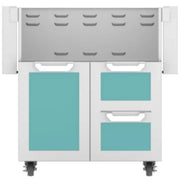 Hestan GCR30 30-Inch Grill Cart with Double Drawer and Door – Stainless Steel | GW STORE