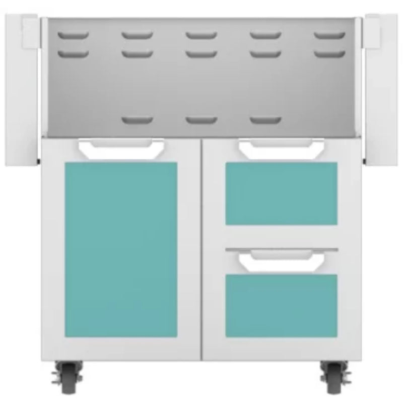 Hestan GCR30 30-Inch Grill Cart with Double Drawer and Door – Stainless Steel | GW STORE