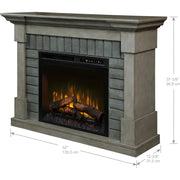 Dimplex Royce Series Electric Fireplace Mantel with Logs | GW STORE