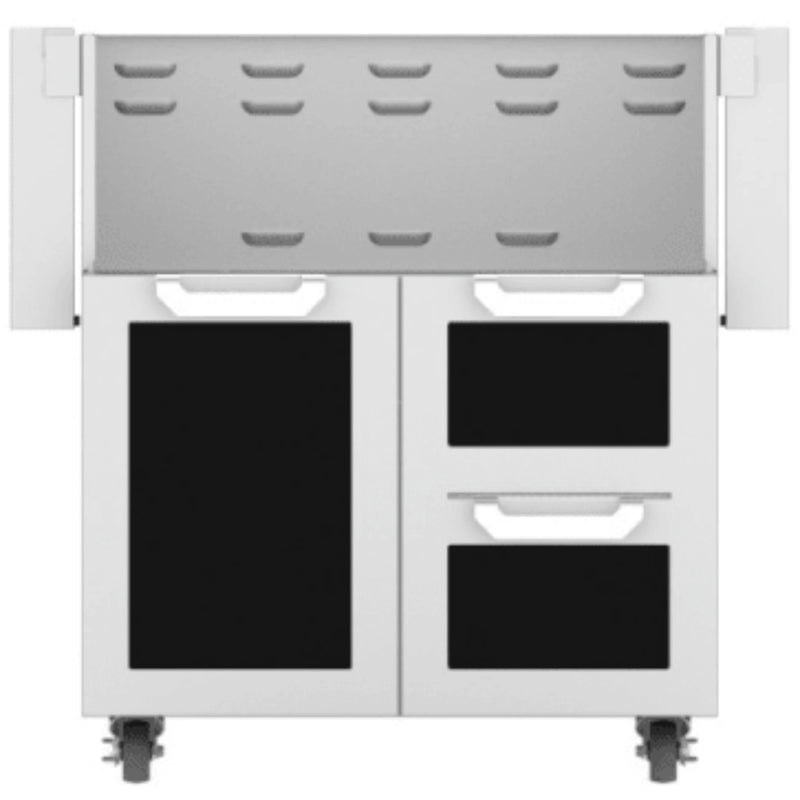 Hestan GCR30 30-Inch Grill Cart with Double Drawer and Door – Stainless Steel | GW STORE