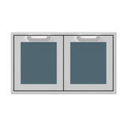 Hestan 36" Double Storage Doors Recessed Marquise Accented Panels | GW STORE