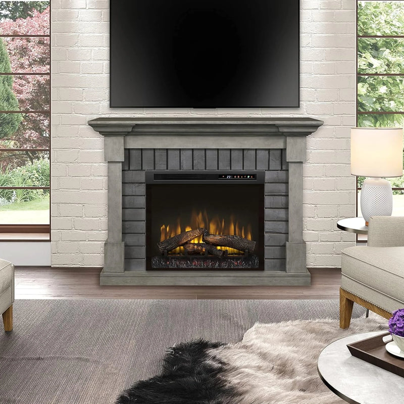 Dimplex Royce Series Electric Fireplace Mantel with Logs | GW STORE