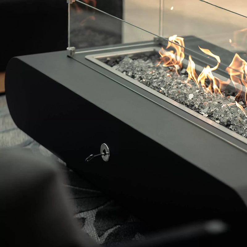 The Outdoor Plus La Jolla Powder Coated Liquid Propane Fire Pit | GW STORE