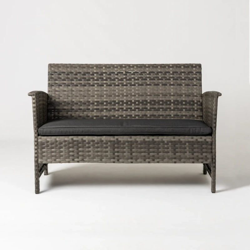 Well Traveled Living Jareth Wicker Patio Set | GW STORE