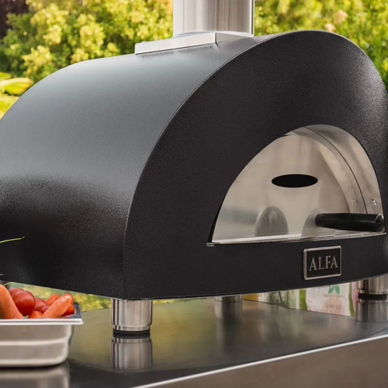 Alfa Moderno Anthracite Grey 1 Pizze Gas Pizza Oven | GW STORE