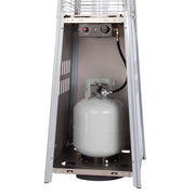 Well Traveled Living Stainless Steel Propane Pyramid Flame Heater | GW STORE