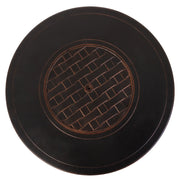 Well Traveled Living Perissa Woven Round Aluminum Propane Fire Pit | GW STORE