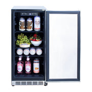 Summerset 15-Inch 3.2 Cu Outdoor Rated Refrigerator | GW STORE