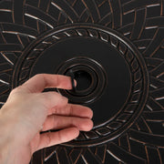 Well Traveled Living Wagner Aluminum Round Propane Fire Pit | GW STORE