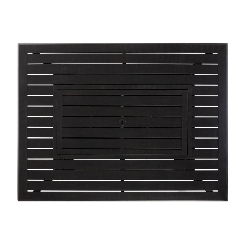 Well Traveled Living Longmont Aluminum Rectangular Propane Fire Pit | GW STORE