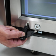 Mont Alpi Black Beverage Center w/ 90 Degree Corner & Fridge Cabinet | GW STORE