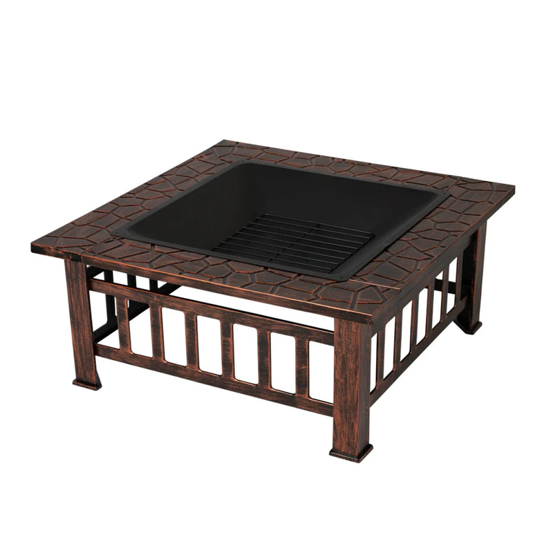 Well Traveled Living Foxdale Square Wood-Burning Fire Pit | GW STORE