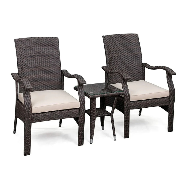 Well Traveled Living Miles Conversation Wicker Bistro Set | GW STORE