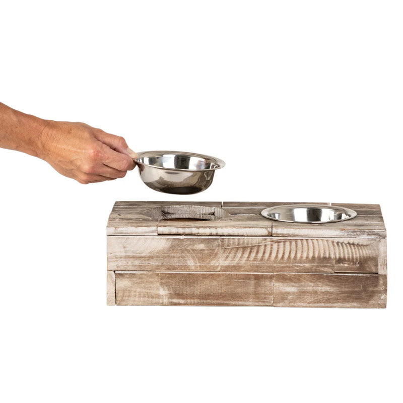 Huntley Pet Berjen Small Double Feeder | GW STORE