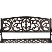 Well Traveled Living Decatur Aluminum Patio Bench in Antique Bronze | GW STORE