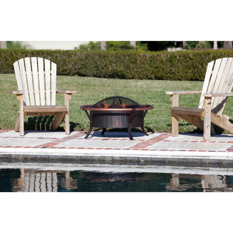 Well Traveled Living Copper Rail Fire Pit | GW STORE
