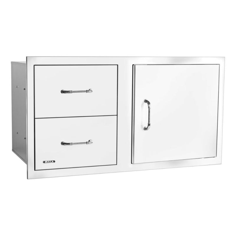 Bull 25890 30-Inch Stainless Steel Access Door & Double Drawer Combo W/ Reveal | Buy at GW STORE