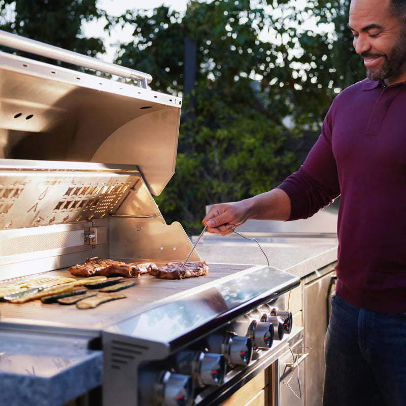 Blaze LTE PRO 32-Inch 4-Burner Built-in Gas Grill w/ Digital Temperature Screen & Rear Infrared Burner | GW STORE