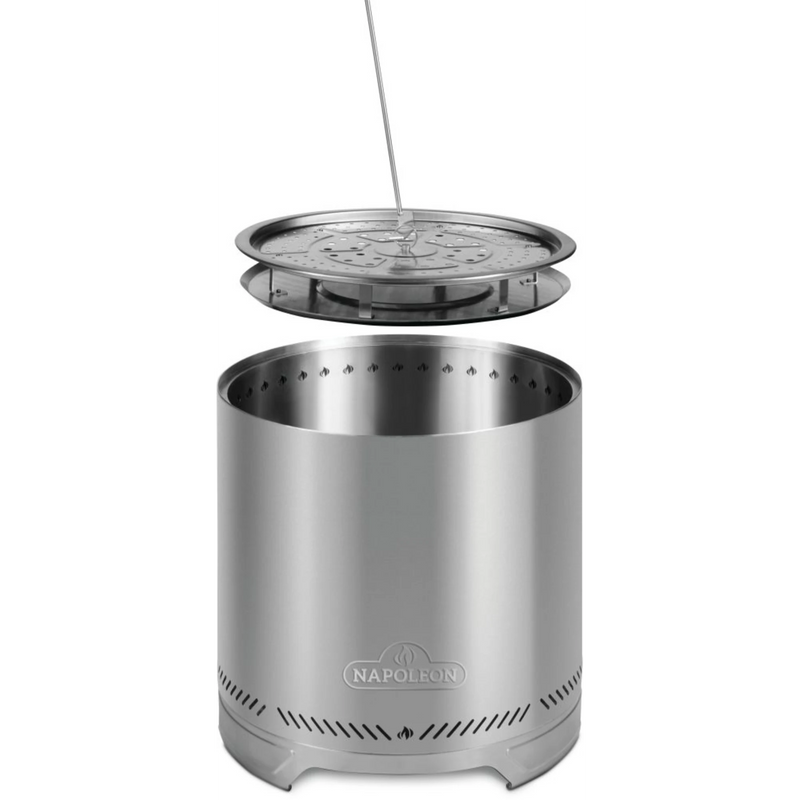 Napoleon Timberwolf 18-Inch Stainless Steel Smokeless Fire Pit | GW STORE