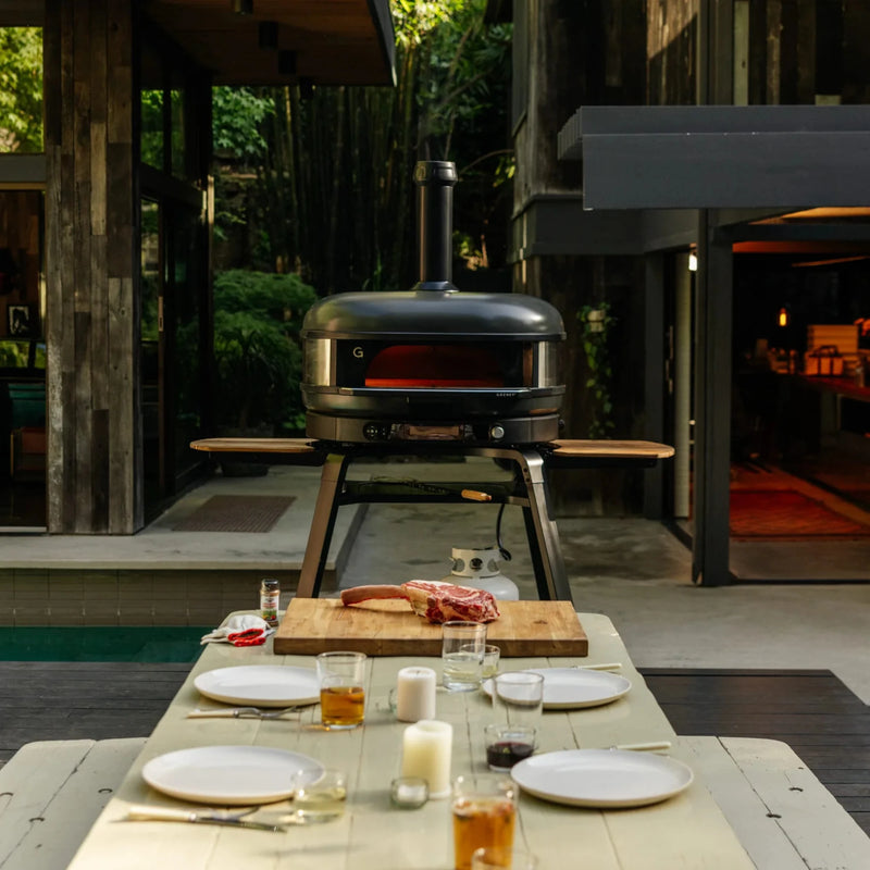 Gozney Dome XL Gen 2 Off-Black Dual Fuel Built-In Outdoor Pizza Oven | GW STORE