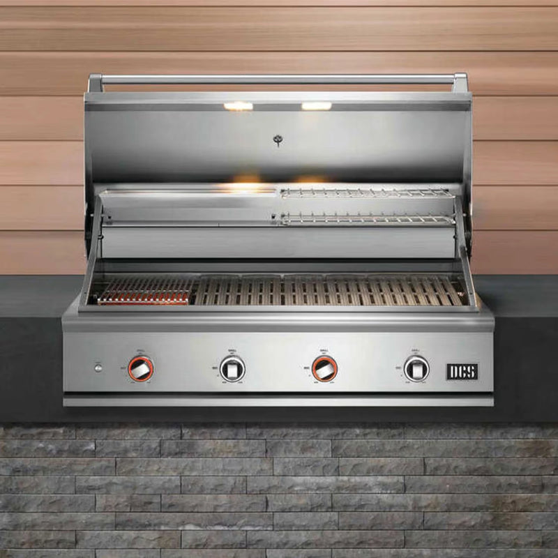 DCS Series 9 48-Inch Built-In Gas Grill w/ Charcoal Somker Box | GW STORE