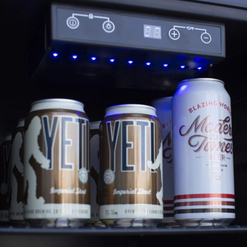 Summerset 15-Inch 3.2 Cu Outdoor Rated Refrigerator w/ Glass Door | GW STORE