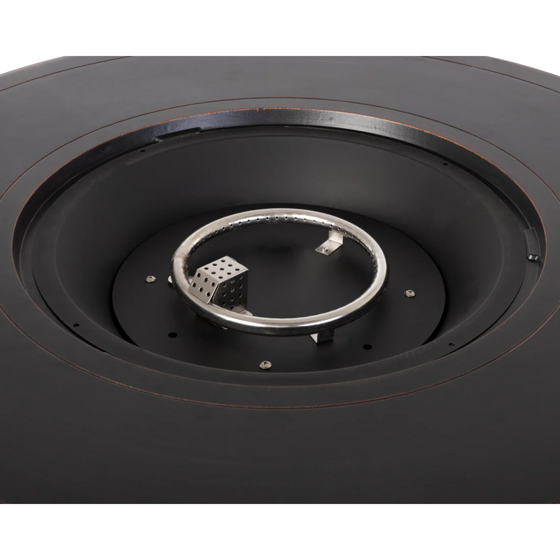 Well Traveled Living Florence Woven Aluminum Propane Fire Pit | GW STORE