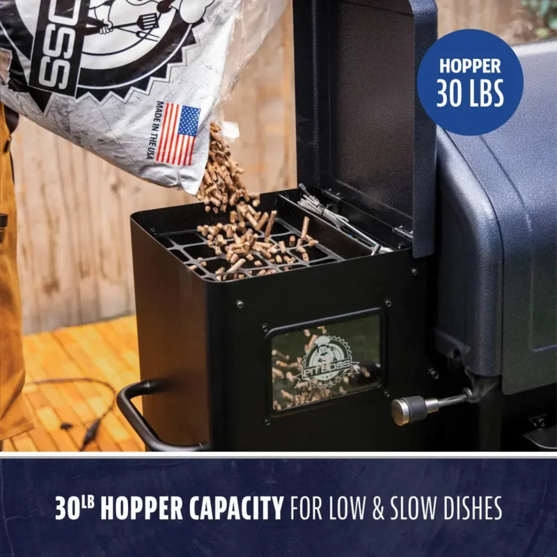 Pit Boss Navigator 1300 Series WiFi & Bluetooth Freestanding Wood Pellet Grill & Smoker | GW STORE