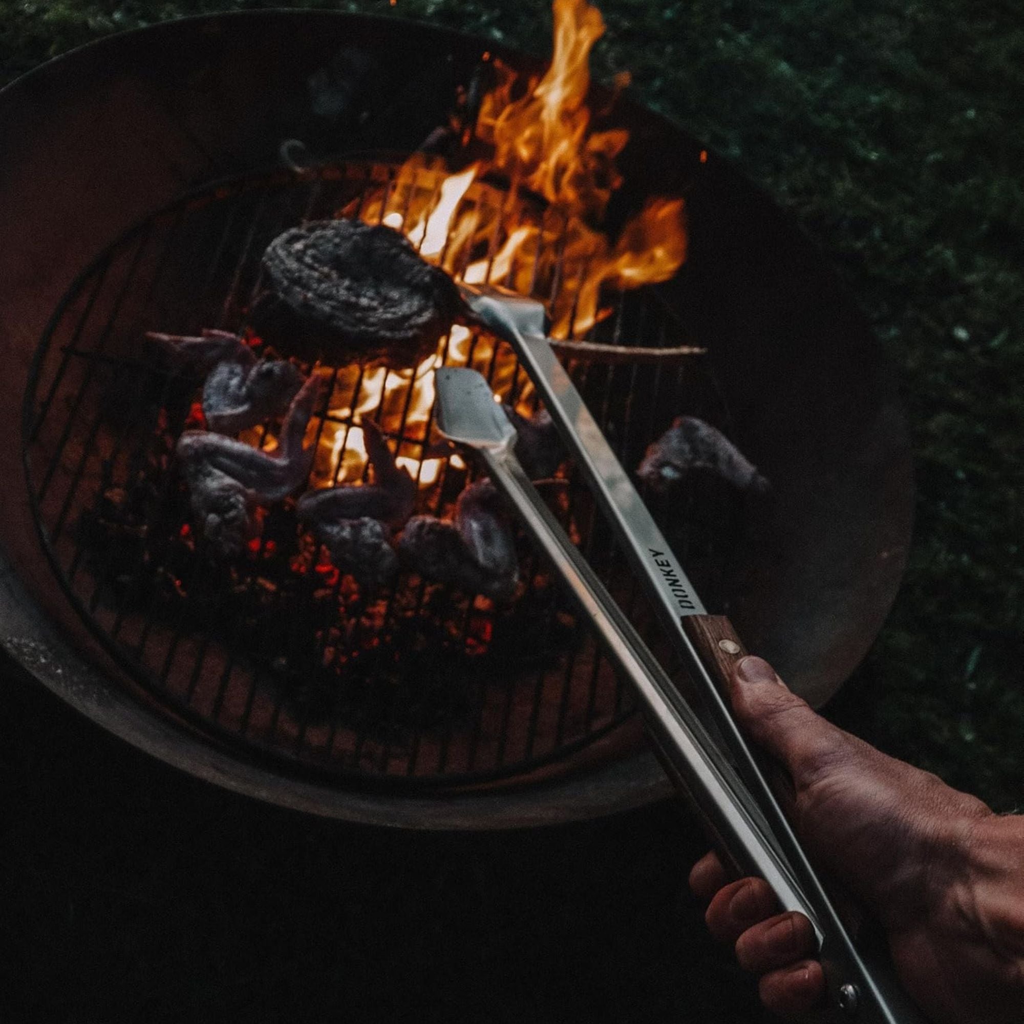 Donkey Long Tongs BBQ Grill Tongs - Thumbnail 4