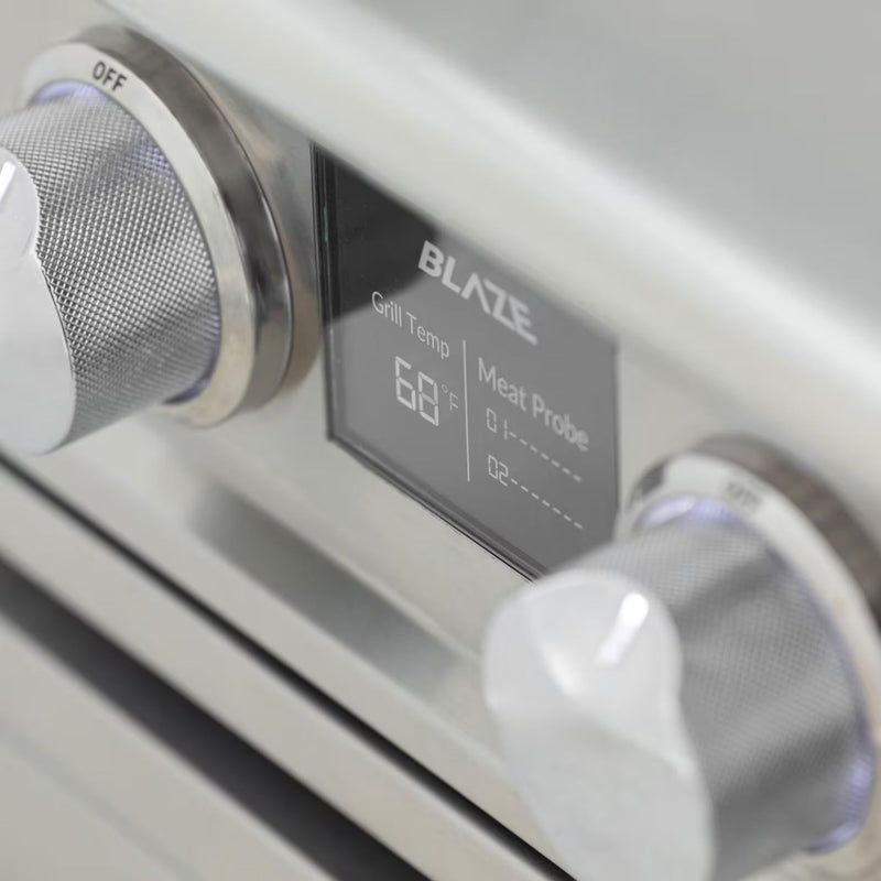 Blaze LTE PRO 32-Inch 4-Burner Freestanding Gas Grill w/ Digital Temperature Screen & Rear Infrared Burner | GW STORE