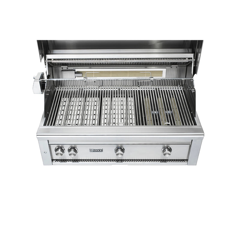 Lynx L42TR Professional 42-Inch Built-in Gas Grill With One Infrared Trident Burner And Rotisserie | GW STORE