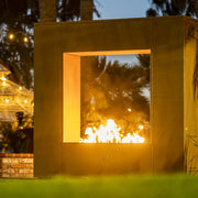 The Outdoor Plus Natural Gas Metal Powder Coat Williams Fireplace | GW STORE