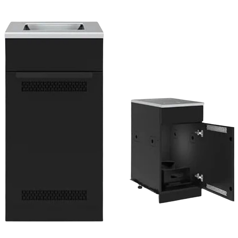 Tank & Side Burner Cabinet in MOK Black | GW STORE