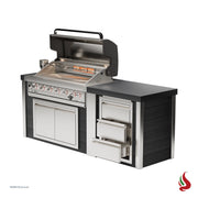 Mont Alpi MA805-EB Artwood Elite Series 6-Burner Outdoor Kitchen with Drawers | GW STORE