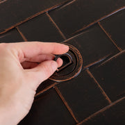 Well Traveled Living Perissa Woven Round Aluminum Propane Fire Pit | GW STORE