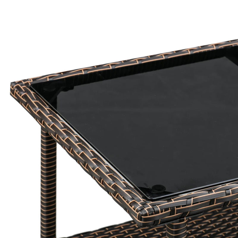 Well Traveled Living Ashville Wicker Patio Set | GW STORE