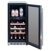 Summerset 15-Inch 3.2 Cu. Outdoor Dual Zone Wine Cooler | GW STORE