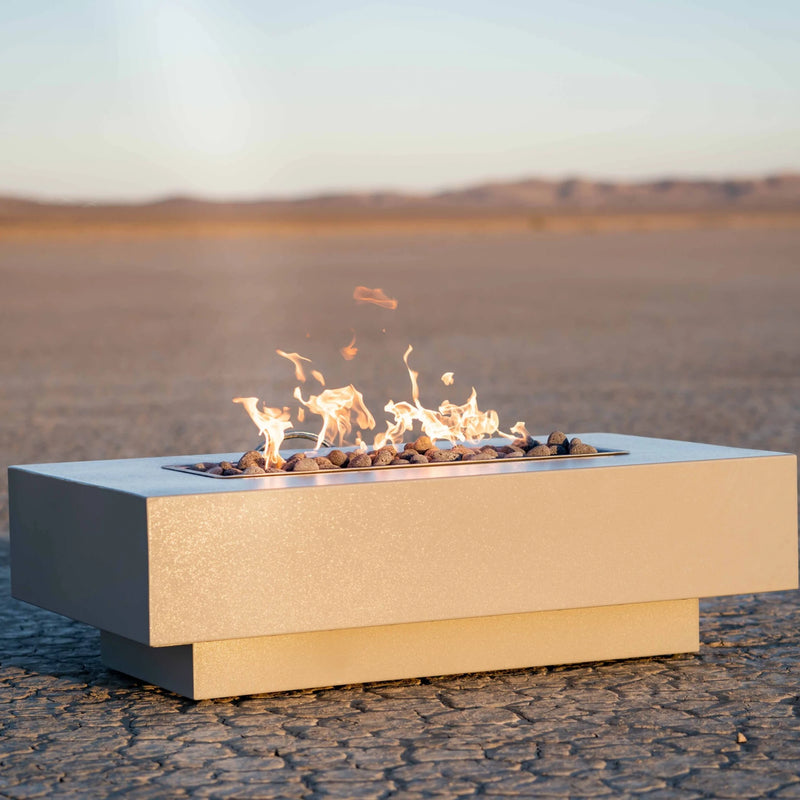 The Outdoor Plus Coronado Rectangular Fire Pit NG | GW STORE