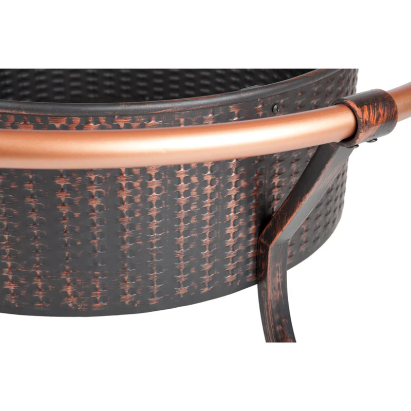Well Traveled Living Copper Rail Fire Pit | GW STORE