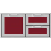 Hestan 42" Double Drawer & Storage Door Combo Recessed Marquise Acc | GW STORE